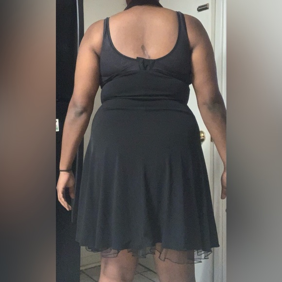 🖤 DJ-JAZ black halter dress with gems on breast area. Size 14 - Picture 2 of 7